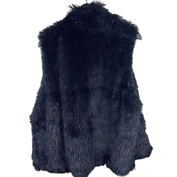 Betsy Johnson faux fur vest size L - Picture 4 of 4